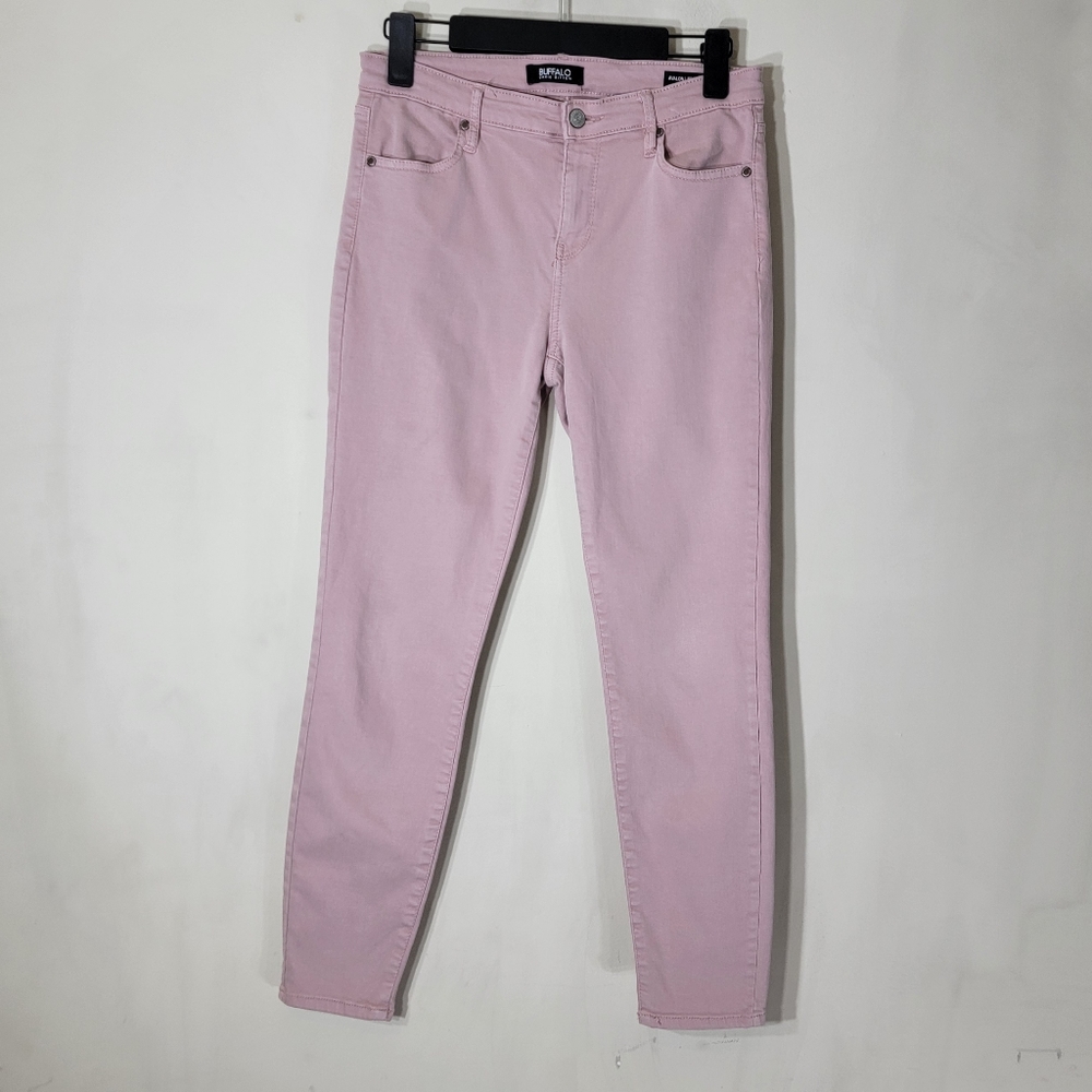 4/$20 Buffalo Avalon Midrise Stretch Pink Skinny Jeans Size 28